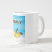 Italië vintage reisposter grote koffiekop (Voorkant rechts)