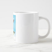 Italië vintage reisposter grote koffiekop (Rechts)