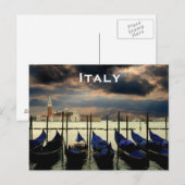 Italië Vintage Reizen Toerisme Advertentie Briefkaart (Voorkant / Achterkant)