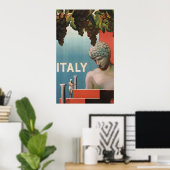 Italië Vintage Travel Poster (Thuiskantoor)