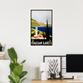 Italië: Vintage Travel Poster (Thuiskantoor)