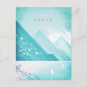 Italië Vintage Travel Poster - Art Briefkaart