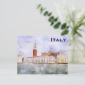 Italië Vintage Travel Tourism Add Briefkaart (Staand voorkant)