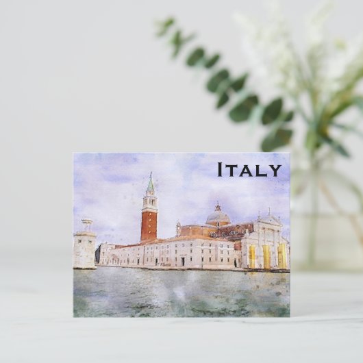 Italië Vintage Travel Tourism Add Briefkaart (Staand voorkant)