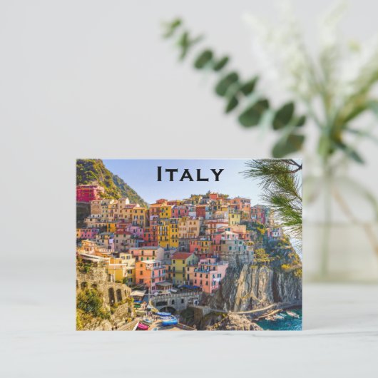 Italië Vintage Travel Tourism Add Briefkaart (Staand voorkant)