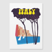 Italië vintage zeilreisposter (Voorkant)