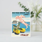 Italië vintonijnreis briefkaart (Staand voorkant)