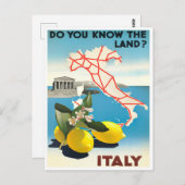 Italië vintonijnreis briefkaart (Voorkant / Achterkant)