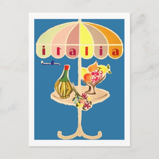 Italië vintonijnreis briefkaart (Voorkant)