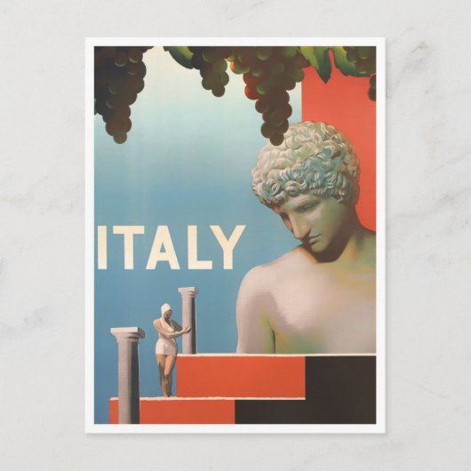 Italië vintonijnreis briefkaart (Voorkant)