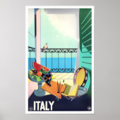 Italië vintonijnreis poster (Voorkant)