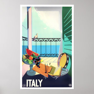 Italië vintonijnreis poster