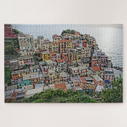 Italië Vist dorp - Manarola - pc 20x30 - pc 1014 Legpuzzel (Horizontaal)