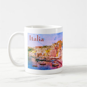 Italië Vist Harbour Travel Souvenir Koffiemok