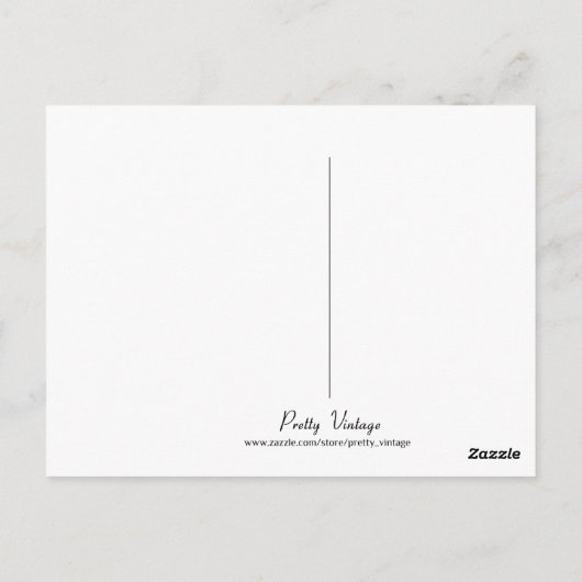  Italië Viva Italia Retro Reizen Poster Briefkaart (Achterkant)