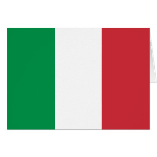 Italië Vlag (Voorkant Horizontaal)