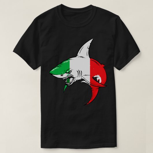Italië Vlag 3 T-shirt (Design voorkant)