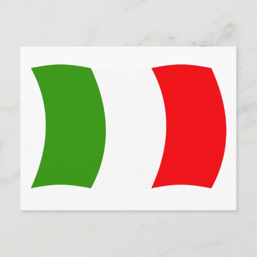 Italië Vlag Ansichtkaart Briefkaart (Voorkant)