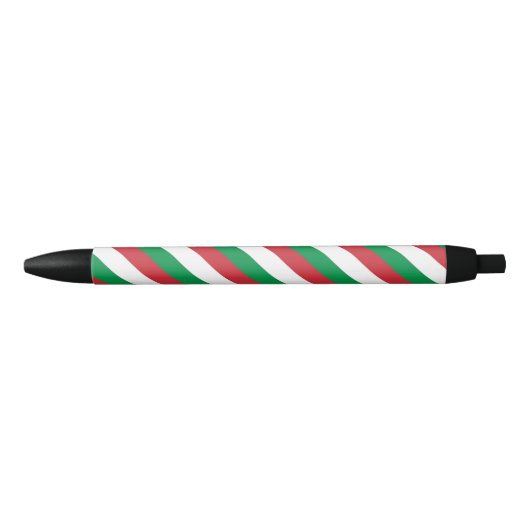 Italië Vlag Balpen Zwarte Inkt Pen (Voorkant)