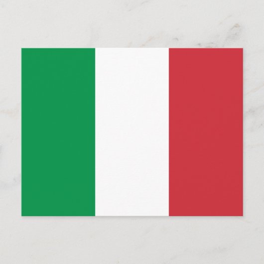 Italië Vlag Briefkaart (Voorkant)