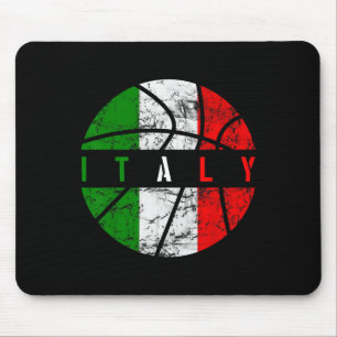 Italië Vlag Bysketbyll Italiaans Team Fan Lover Muismat