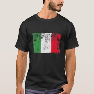 Italië Vlag Cool Italië Italiaanse vlaggen Mannen T-shirt