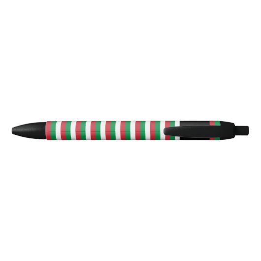 Italië Vlag Cute Patriotic Zwarte Inkt Pen (Achterkant)
