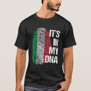 Italië vlag Grafisch T-shirt Italiaanse dna-erfgoe