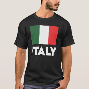 Italië Vlag Groen Wit Rood T-shirt