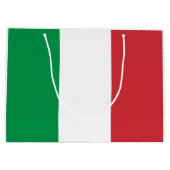 Italië Vlag Groot Cadeauzakje (Achterkant)