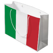 Italië Vlag Groot Cadeauzakje (Achterkant Gekanteld)