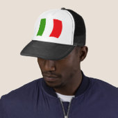 Italië Vlag Hoed Trucker Pet (In situ)