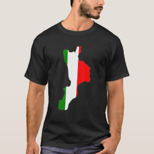 Italië vlag in Calabria overzicht Calabria T-shirt