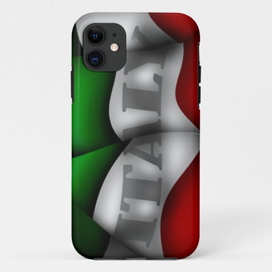 Italië Vlag Iphone 5 Hoesje-Mate Hoesje (Achterkant)