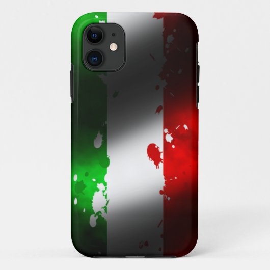 Italië Vlag Iphone 5 Hoesje-Mate Hoesje (Achterkant)