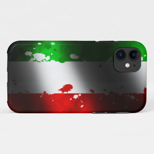 Italië Vlag Iphone 5 Hoesje-Mate Hoesje (Achterkant (horizontaal))
