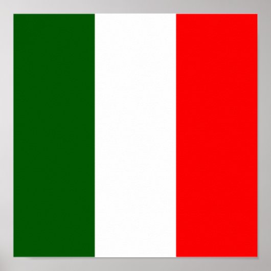 Italië Vlag Italiaans land Thuis Etniciteit Homela Poster (Voorkant)