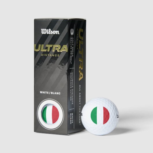 Italië vlag Italiaans patriottisch Golfballen (Verpakking)