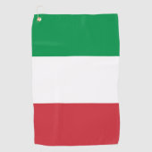 Italië vlag Italiaans patriottisch Golfhanddoek (Voorkant)
