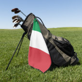 Italië vlag Italiaans patriottisch Golfhanddoek (Groen)