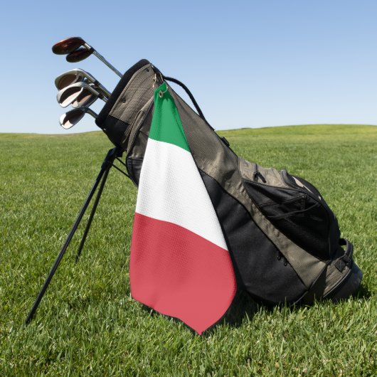 Italië vlag Italiaans patriottisch Golfhanddoek (Groen)