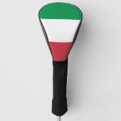 Italië vlag Italiaans patriottisch Golfheadcover (Voorkant)