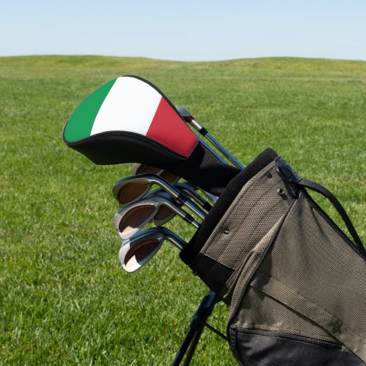 Italië vlag Italiaans patriottisch Golfheadcover (Insitu)