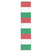 Italië vlag Italiaans patriottisch Korte Tafelloper (Voorkant)