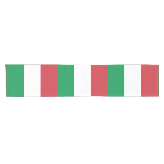 Italië vlag Italiaans patriottisch Korte Tafelloper (Horizontaal)