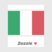 Italië vlag Italiaans patriottisch Sticker (Vel)