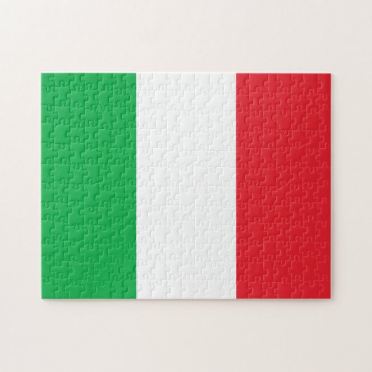 Italië Vlag Jigzaag Puzzle Legpuzzel (Horizontaal)