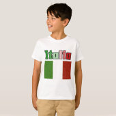 Italië  vlag Kinder T-Shirt (Voorkant volledig)