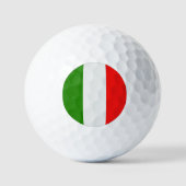 Italië, vlag kleuren rood, wit, groen, golfballen (Voorkant)