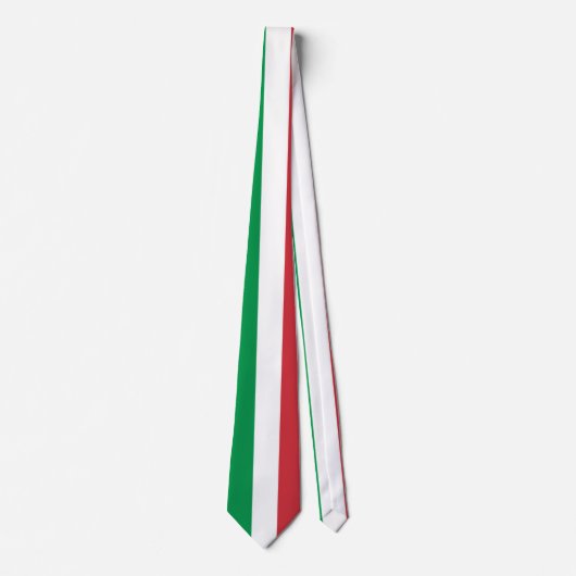 Italië Vlag kleuren Stropdas (Voorkant)